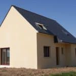 construction maison traditionnelle 120 m² ardoise naturelle sur volige menuiseries bordeau 150x150 1 - Des maisons toutes différentes … - Finistère, Saint Thonan