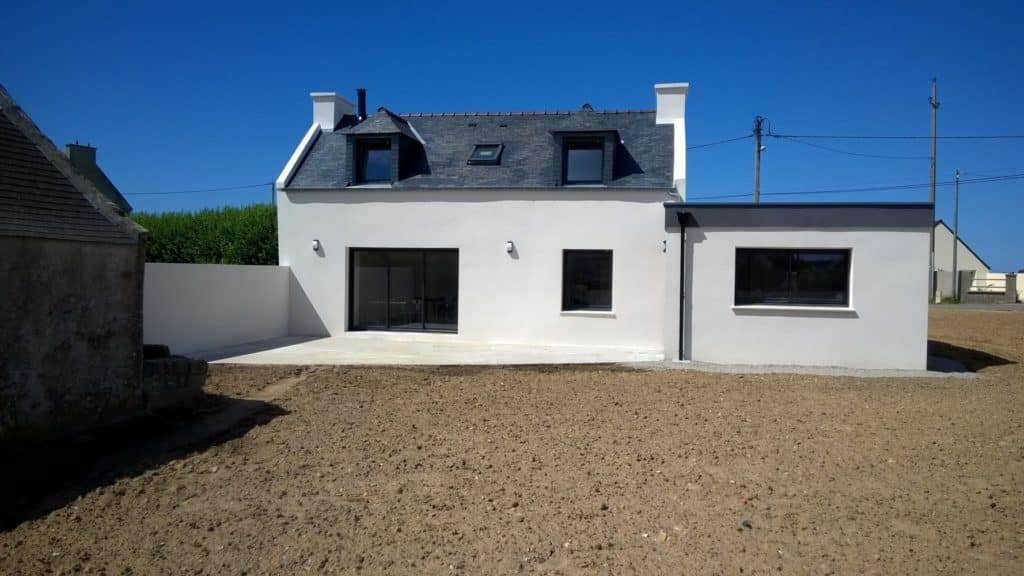 renovation et extension maison st pabu - Réalisations - Finistère, Saint Thonan